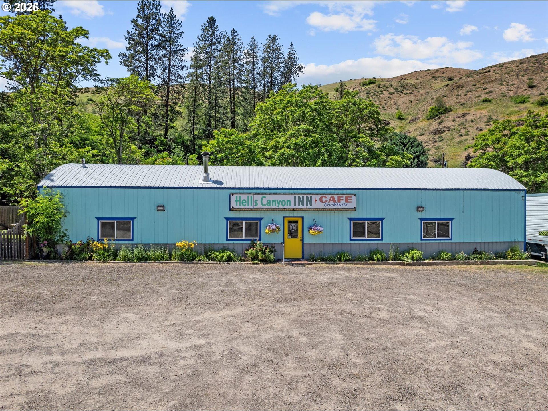 53945 Highway 86 Halfway, OR 97834 - Photo 7 of 48 a view of a house with backyard