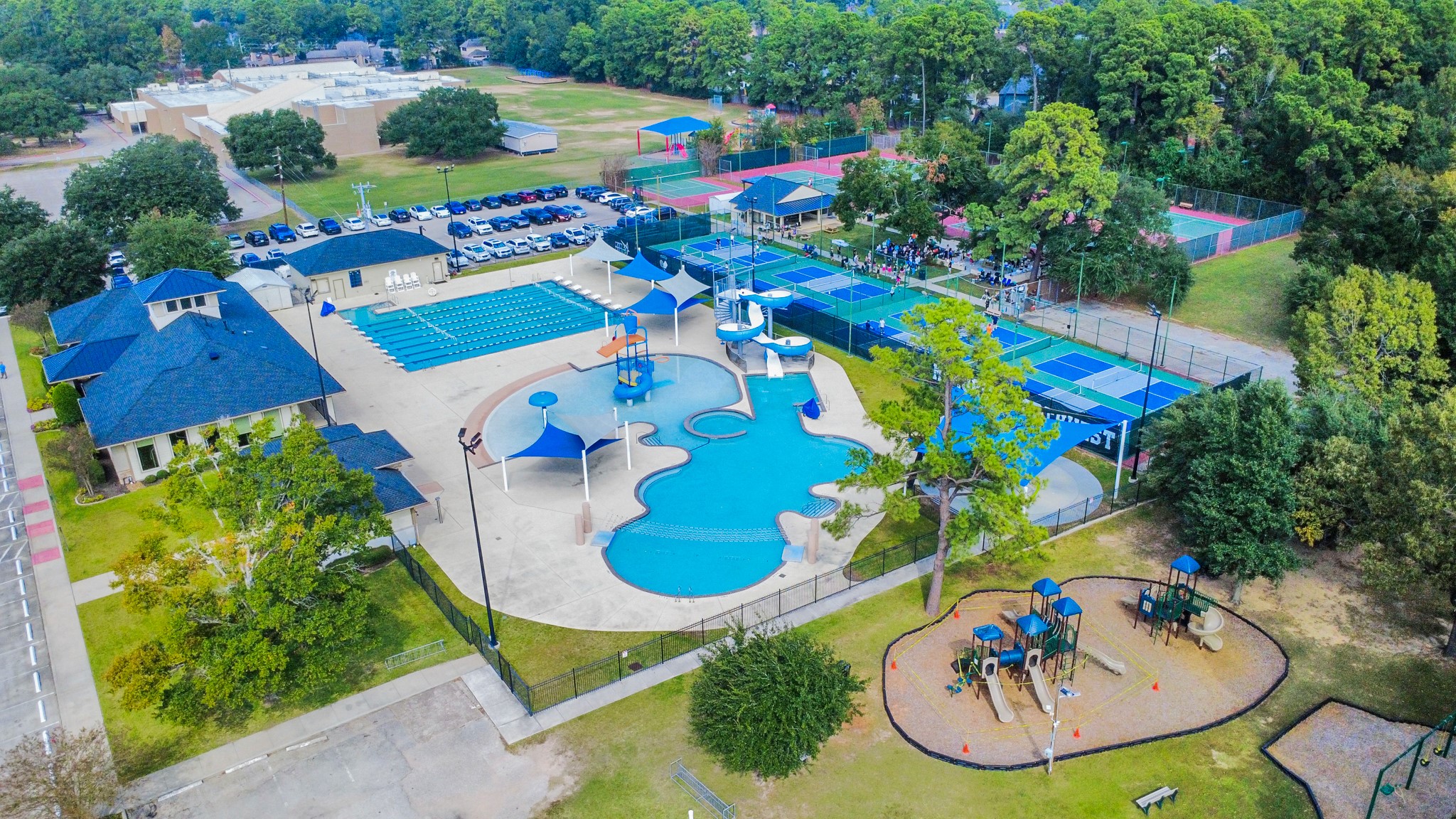 7502 Ralick Court Spring, TX 77379 - Photo 42 of 43 a view of entryway with outdoor space and garden