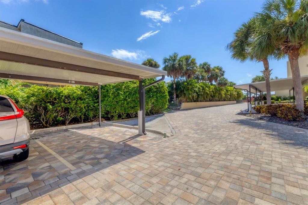 8776 Midnight Pass Road, Unit C107 Sarasota, FL 34242 - Photo 30 of 47 a view of a backyard of a house