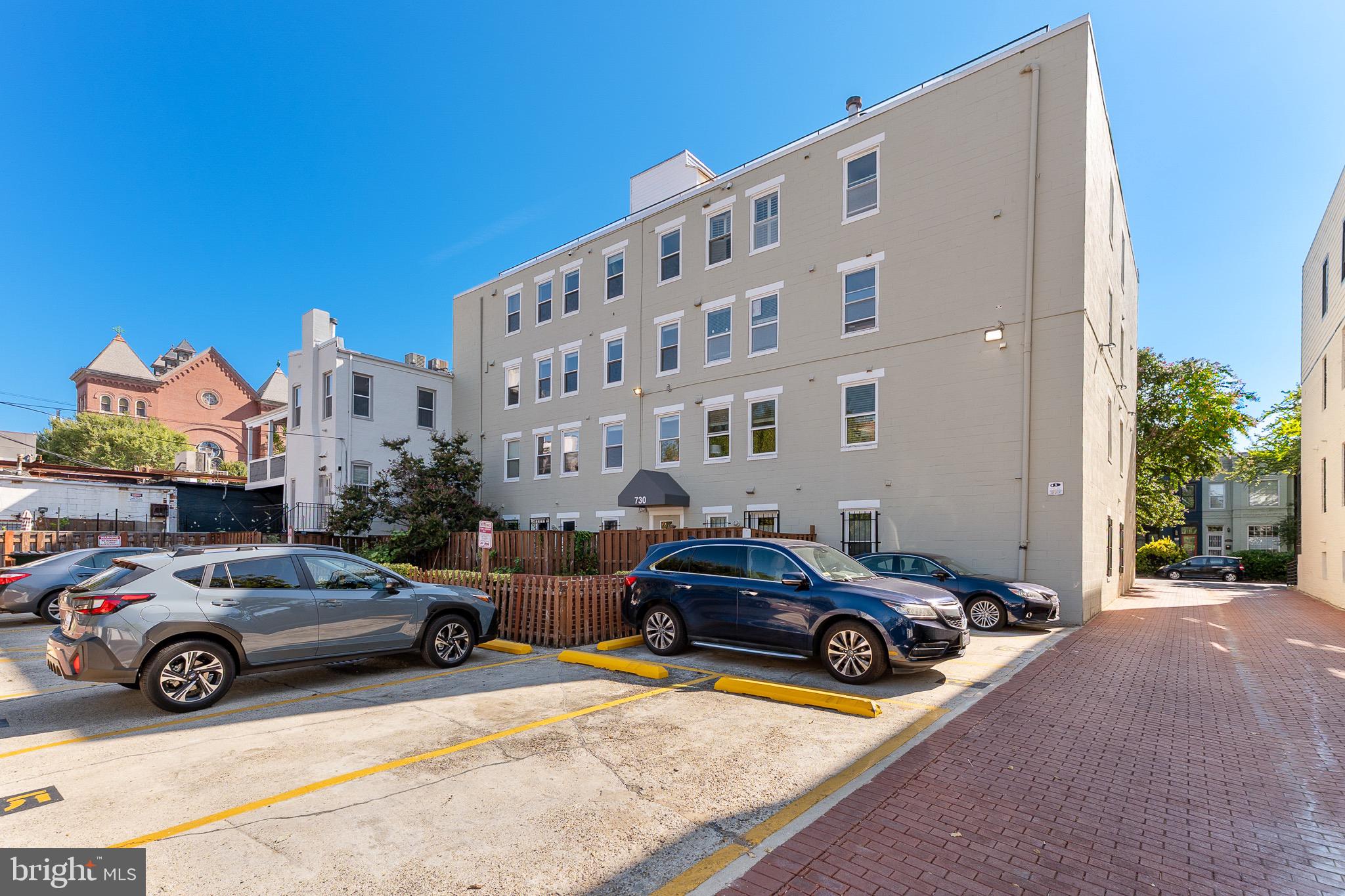 730 11th Street Northeast, Unit 203 Washington, DC 20002 - Photo 14 of 19 Rear Exterior & Parking