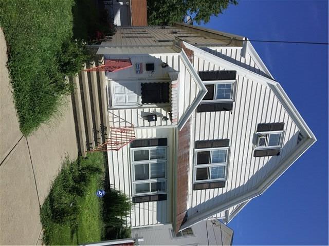 a view of front door of house