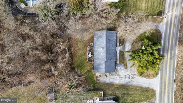 a backyard of a building