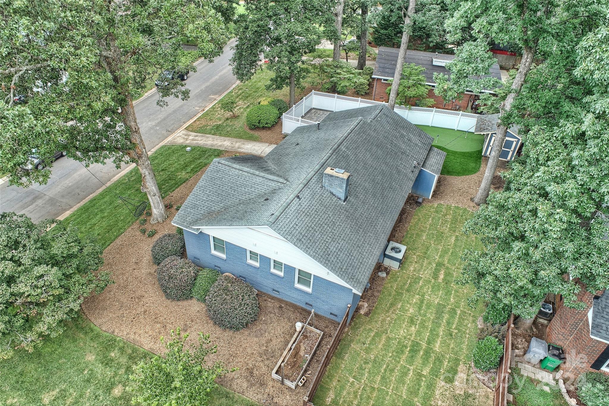 515 Bartling Road Charlotte, NC 28209 - Photo 41 of 42 an aerial view of a house with outdoor space