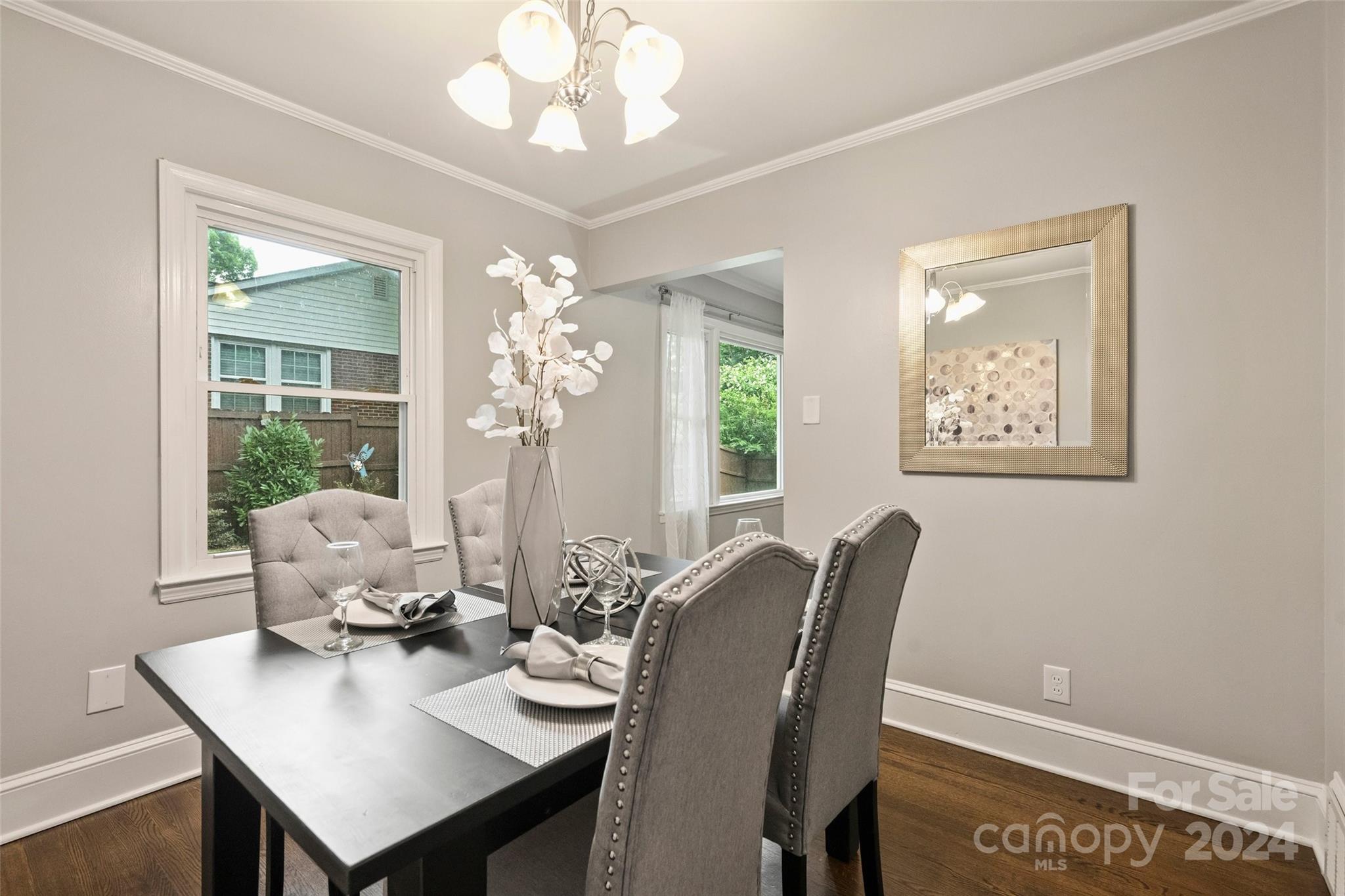 515 Bartling Road Charlotte, NC 28209 - Photo 9 of 42 a view of a dining room with furniture window and outside view