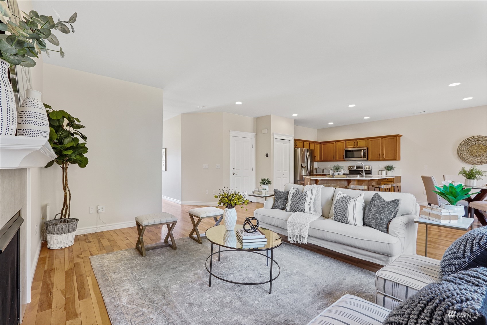 4203 167th Place Southeast Bothell, WA 98012 - Photo 5 of 38 a living room with furniture and a potted plant