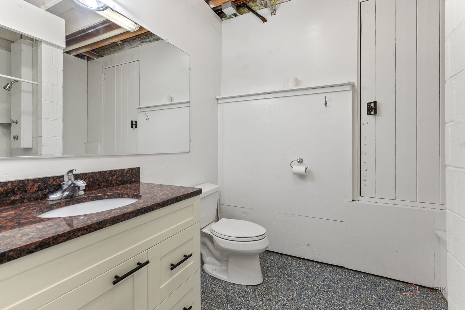 28232 North Gilmer Road Grayslake, IL 60030 - Photo 46 of 74 a bathroom with a granite countertop sink toilet and shower