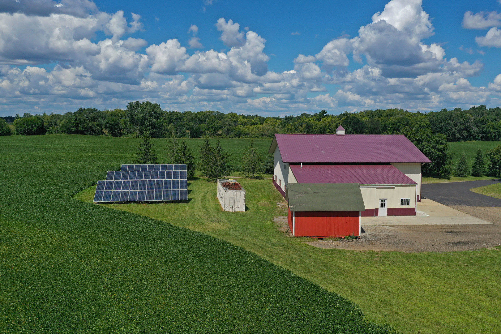 28232 North Gilmer Road Grayslake, IL 60030 - Photo 5 of 74 an aerial view of a house with pool fire pit and yard