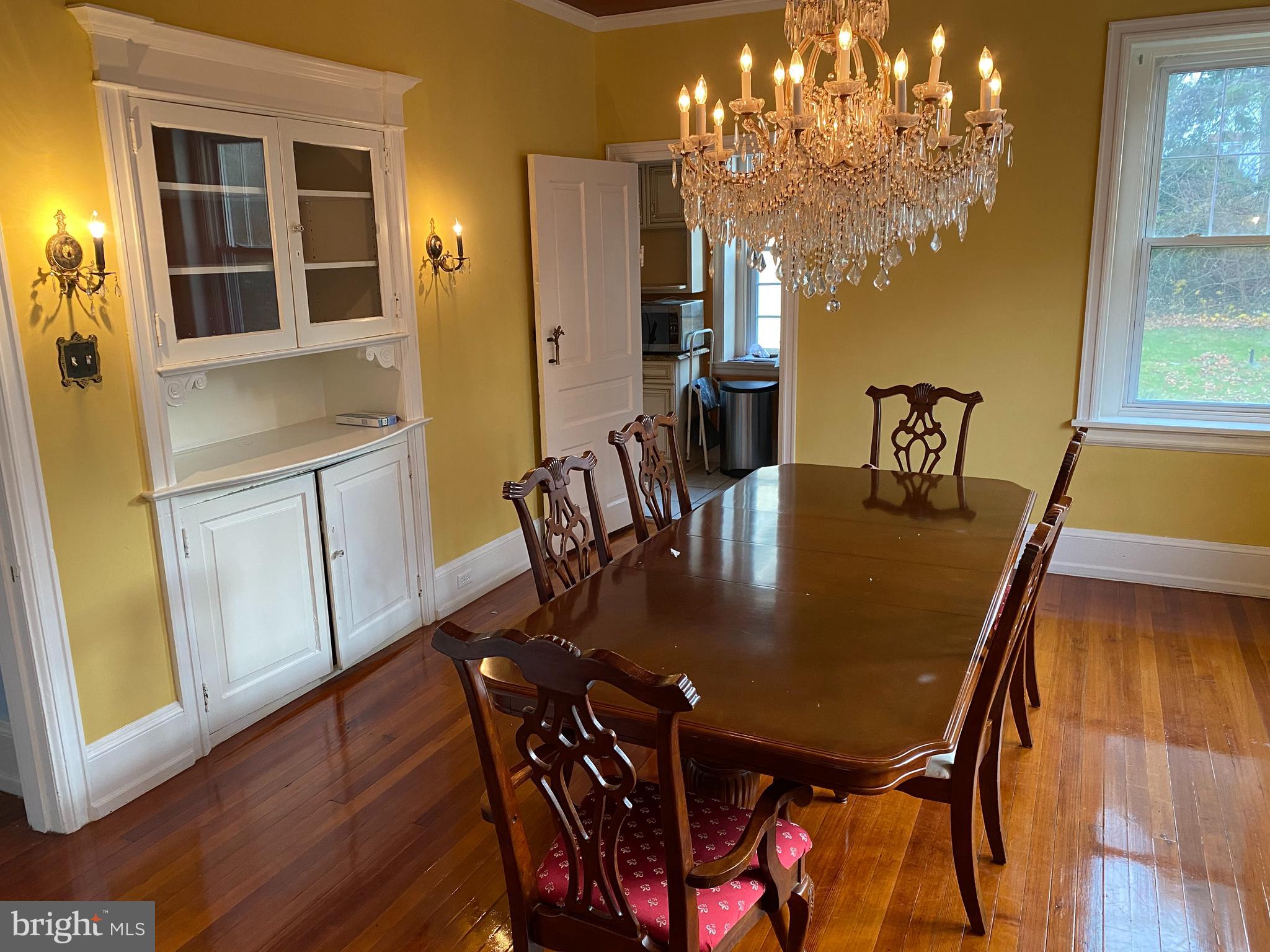 6358 Sherwood Road Philadelphia, PA 19151 - Photo 16 of 30 Built-in China Cabinet with Open Glass and Storage