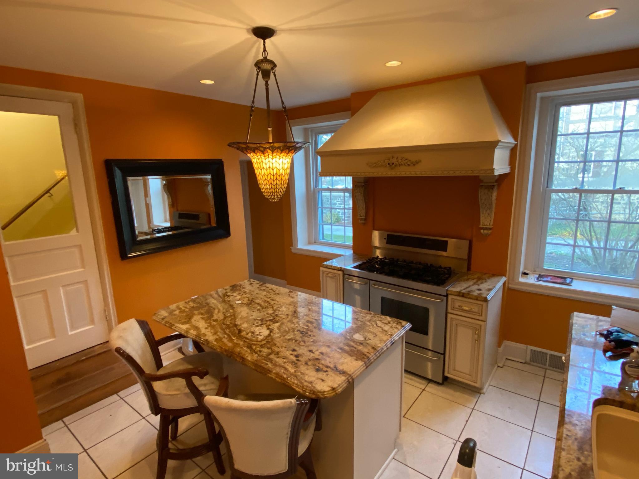 6358 Sherwood Road Philadelphia, PA 19151 - Photo 18 of 30 Designer kitchen with maple wood cabinetry
