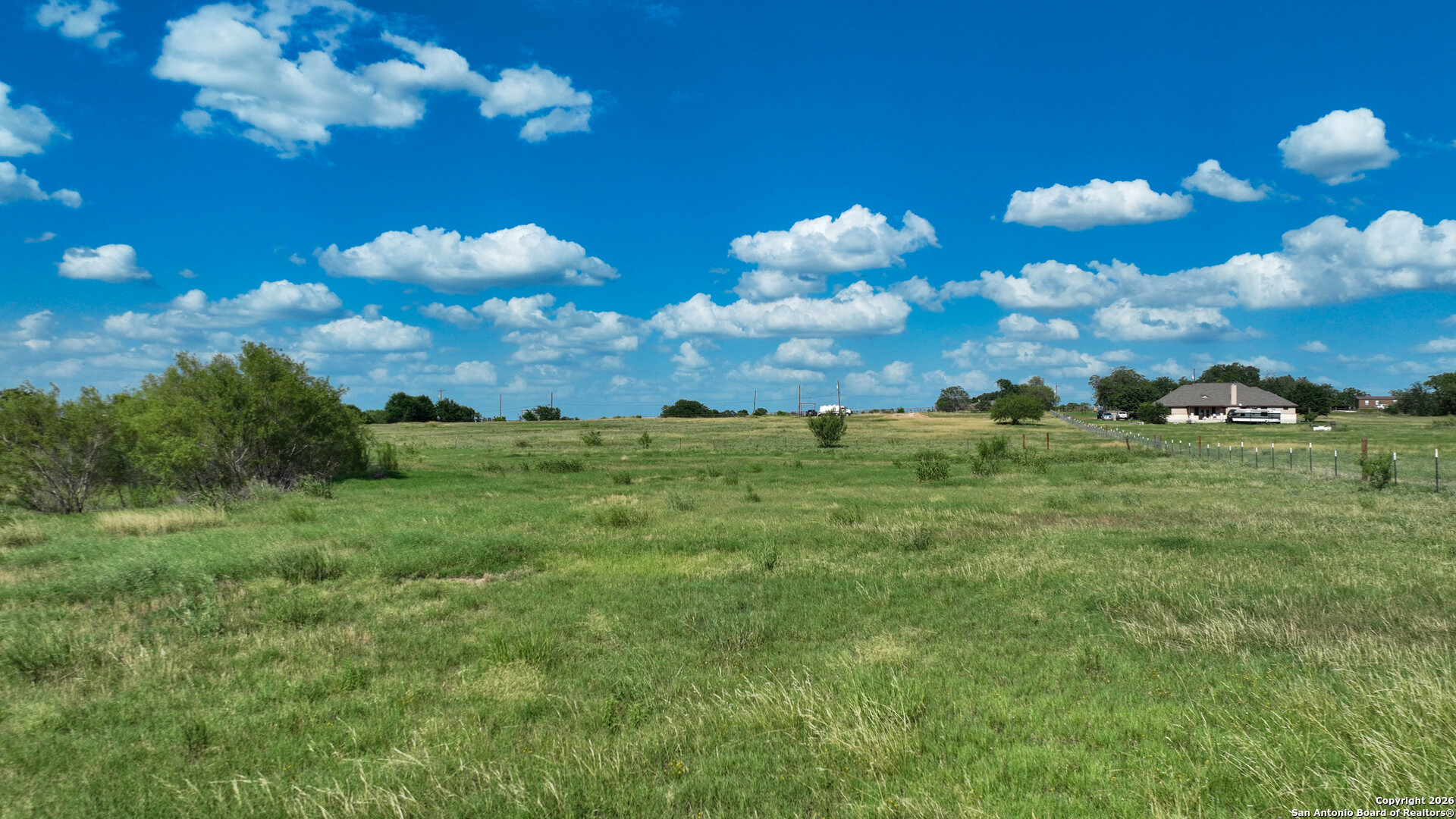 12725 Wisdom Road Atascosa, TX 78002 - Photo 13 of 18 a view of a big yard with lots of green space
