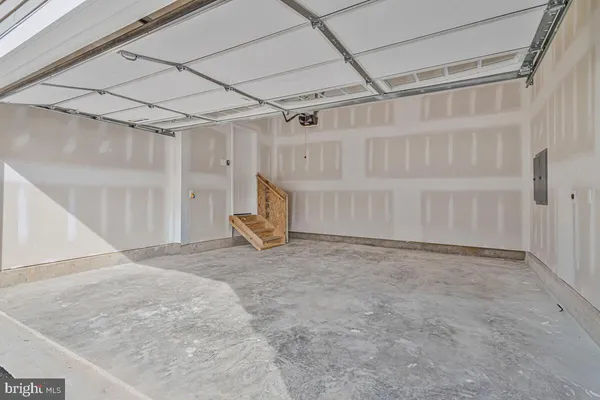 a view of a room with storage