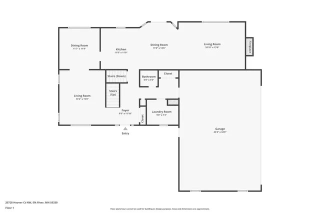 $606,200 | 20728 Hoover Court Northwest, Elk River, MN 55330