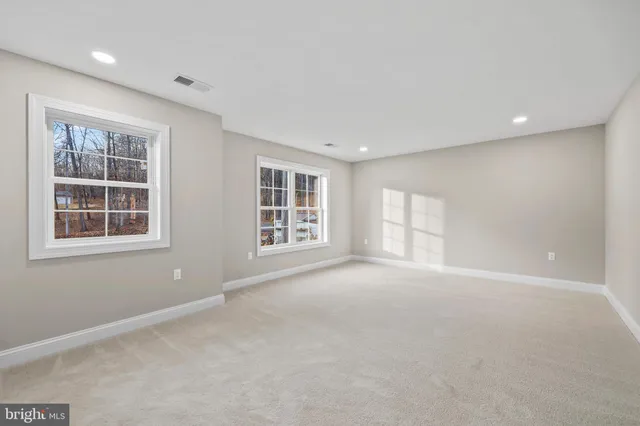 a view of empty room