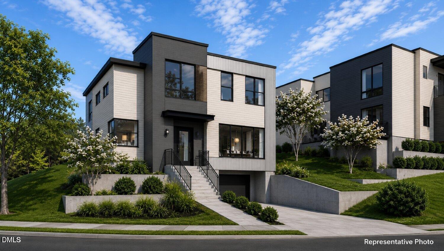 1315 Fairview Road Raleigh, NC 27608 - Photo 1 of 12 Rendering of home with landscaping