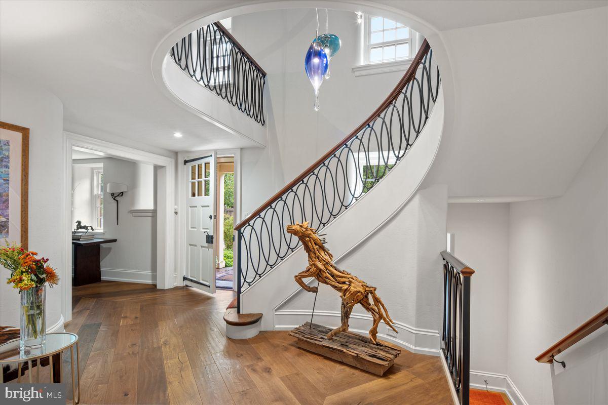 720 Swedesford Road Lower Gwynedd, PA 19002 - Photo 8 of 79 a view of entryway and hall with wooden floor