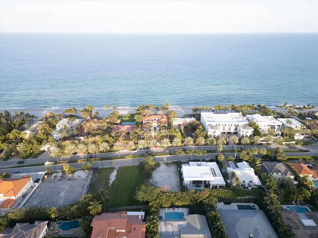 a view of a city and ocean view