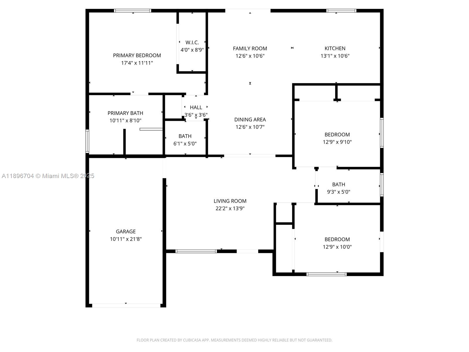 27109 Southwest 133rd Court Homestead, FL 33032 - Photo 10 of 48 a picture of a floor plan