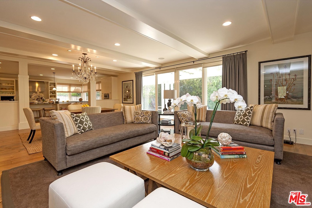753 Ocampo Drive Pacific Palisades, CA 90272 - Photo 13 of 53 a living room with furniture and a large window