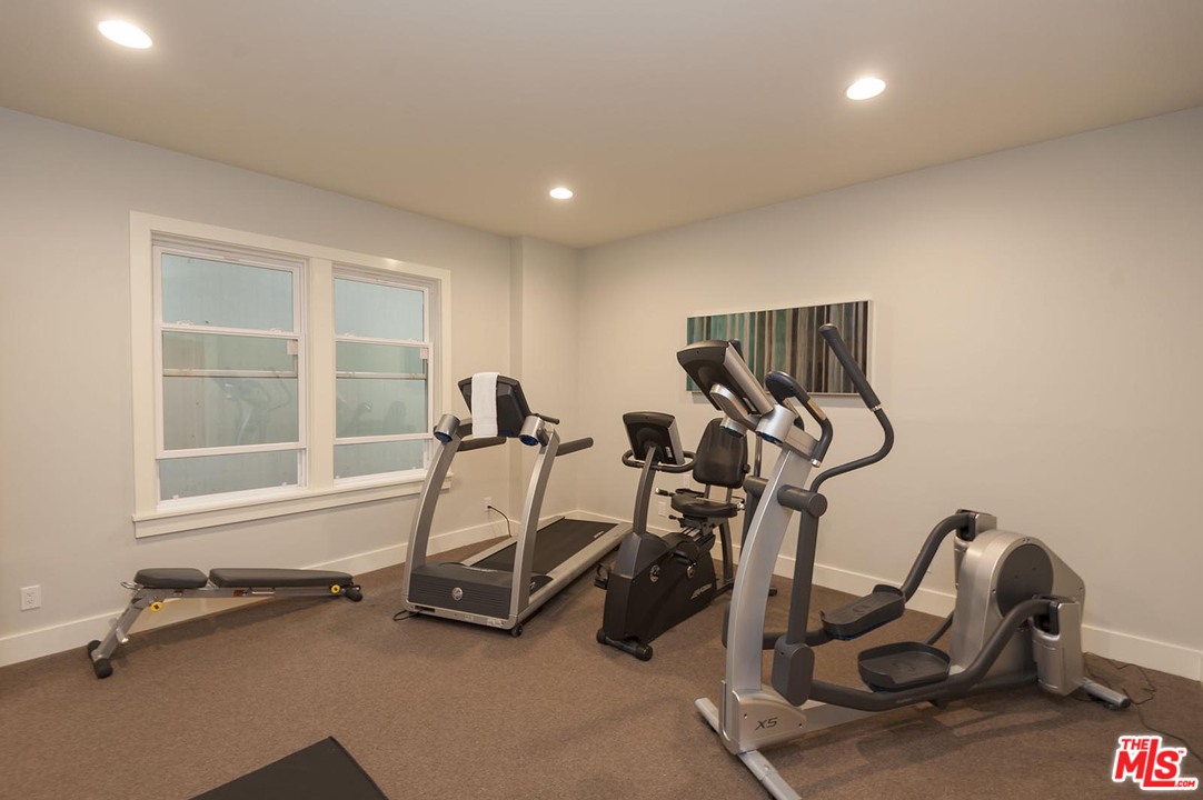 753 Ocampo Drive Pacific Palisades, CA 90272 - Photo 30 of 53 a view of a room with gym equipment