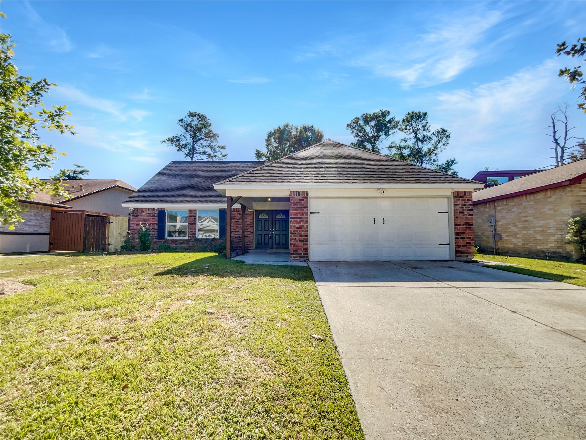 3407 Peachstone Place Spring, TX 77389 - Photo 1 of 17 a front view of house with yard