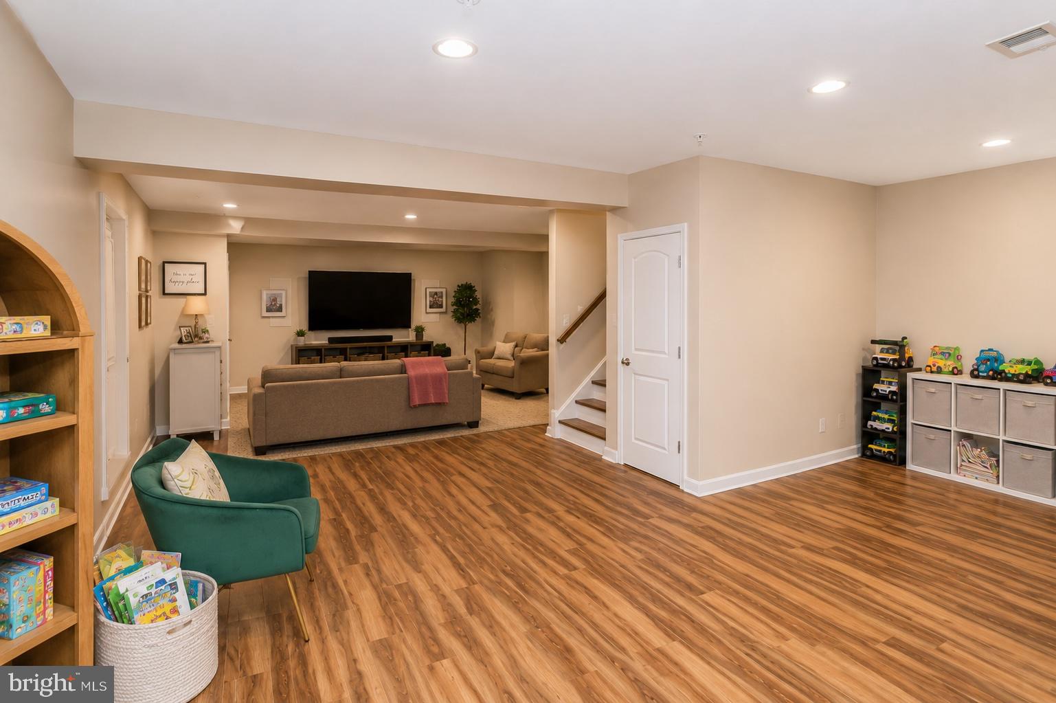 9203 Rice Avenue Lanham, MD 20706 - Photo 48 of 59 Fully Finished Basement - Virtually Staged