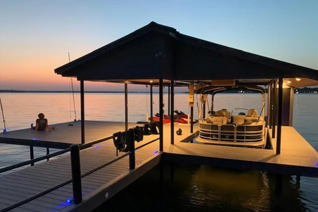 a view of ocean from a balcony