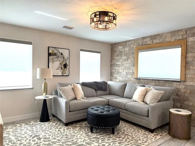 a view of front door of house with outdoor