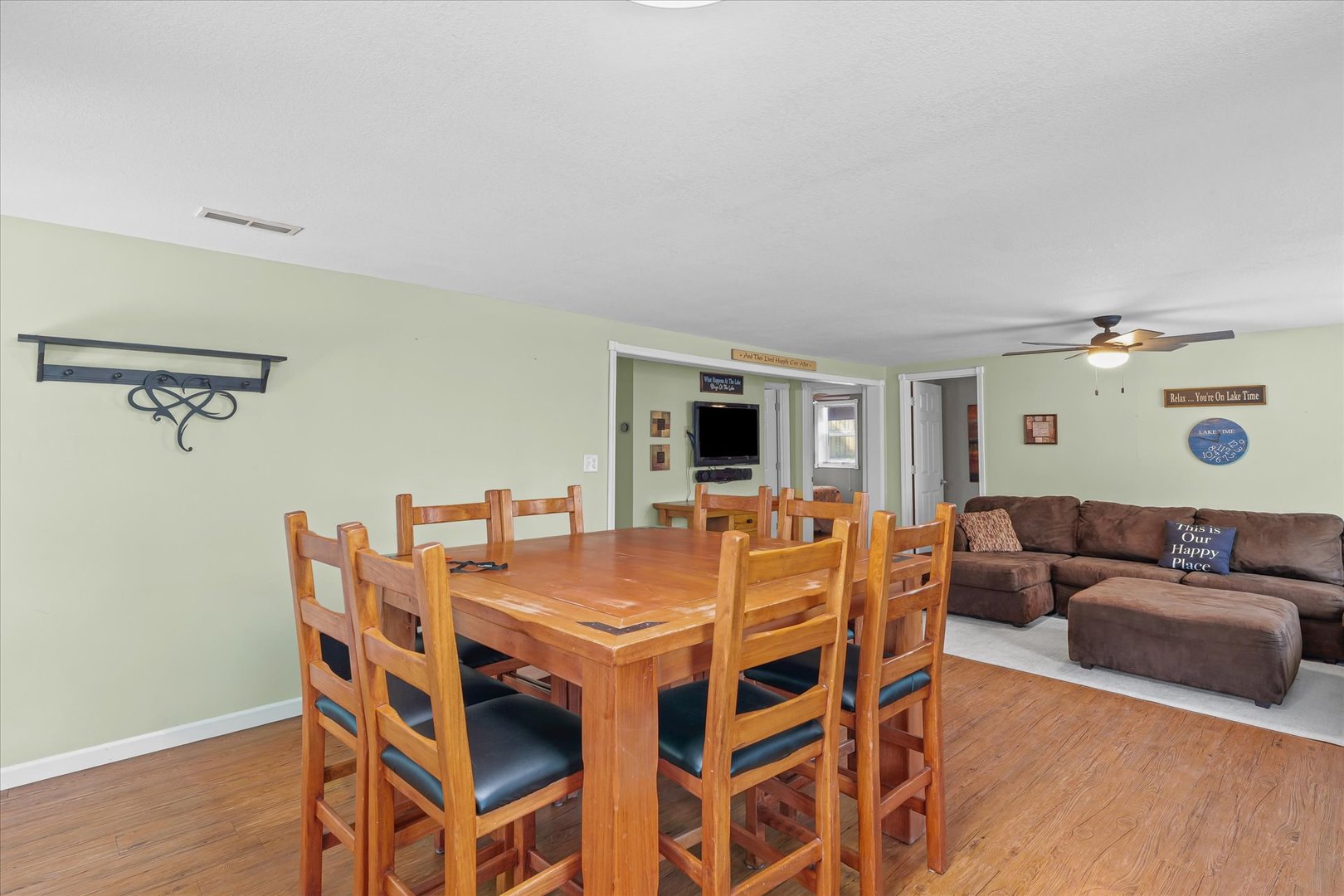 958 North 3555 East Road Neoga, IL 62447 - Photo 9 of 39 a view of a dining room with furniture and wooden floor