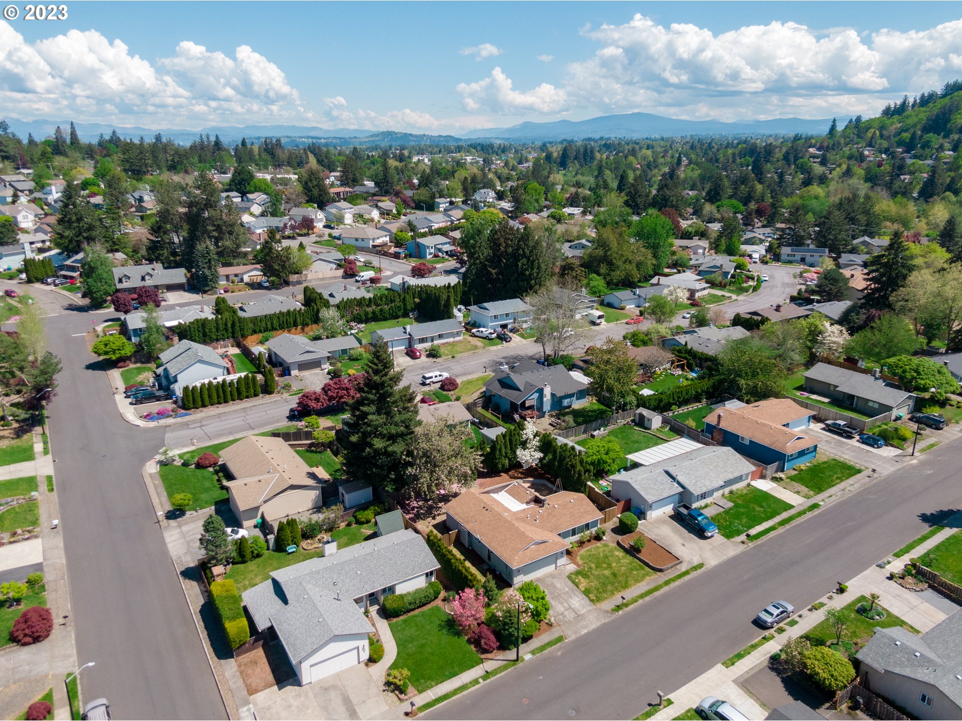 1857 Southwest 5th Street Gresham, OR 97080 - Photo 39 of 40 an aerial view of a houses with a lot of trees