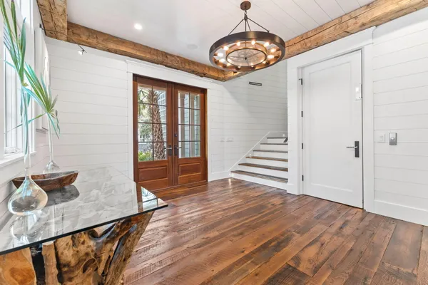 a kitchen with stainless steel appliances granite countertop a stove and refrigerator