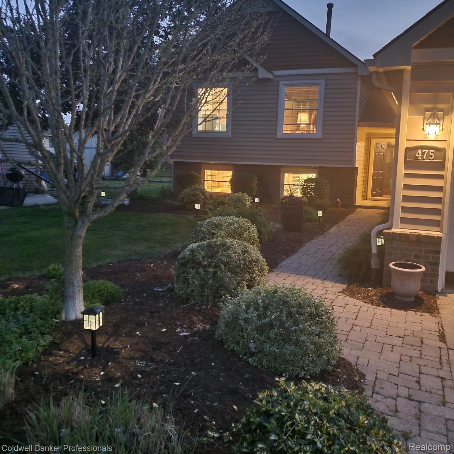 475 North Willard Road Canton, MI 48187 - Photo 3 of 41 Front Elevation at Night.jpg
