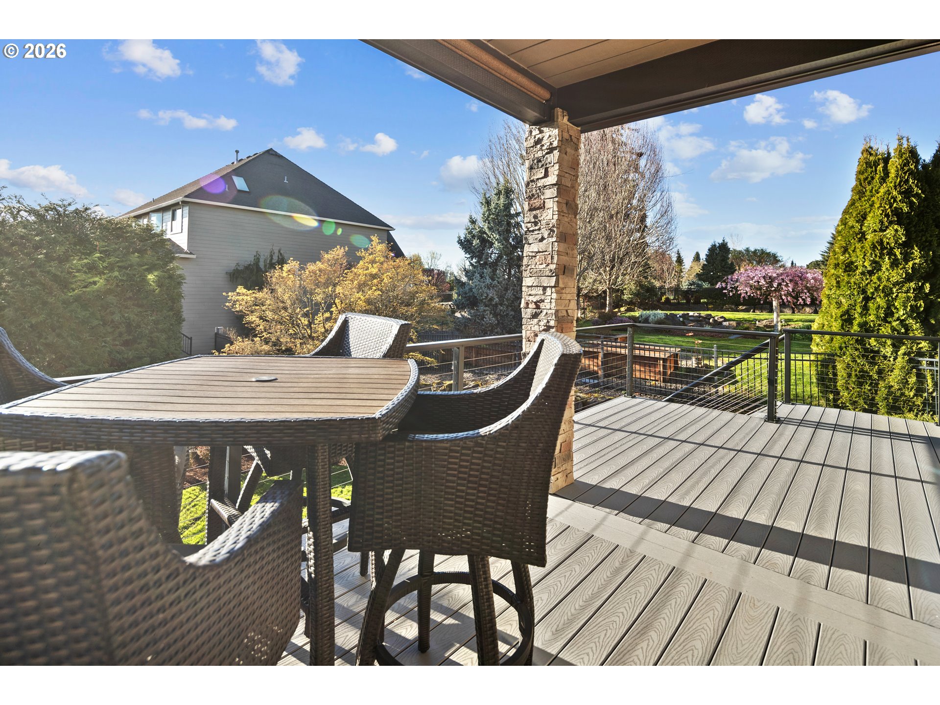 2545 Northwest 12th Circle Camas, WA 98607 - Photo 38 of 46 a view of a chairs and table in the balcony