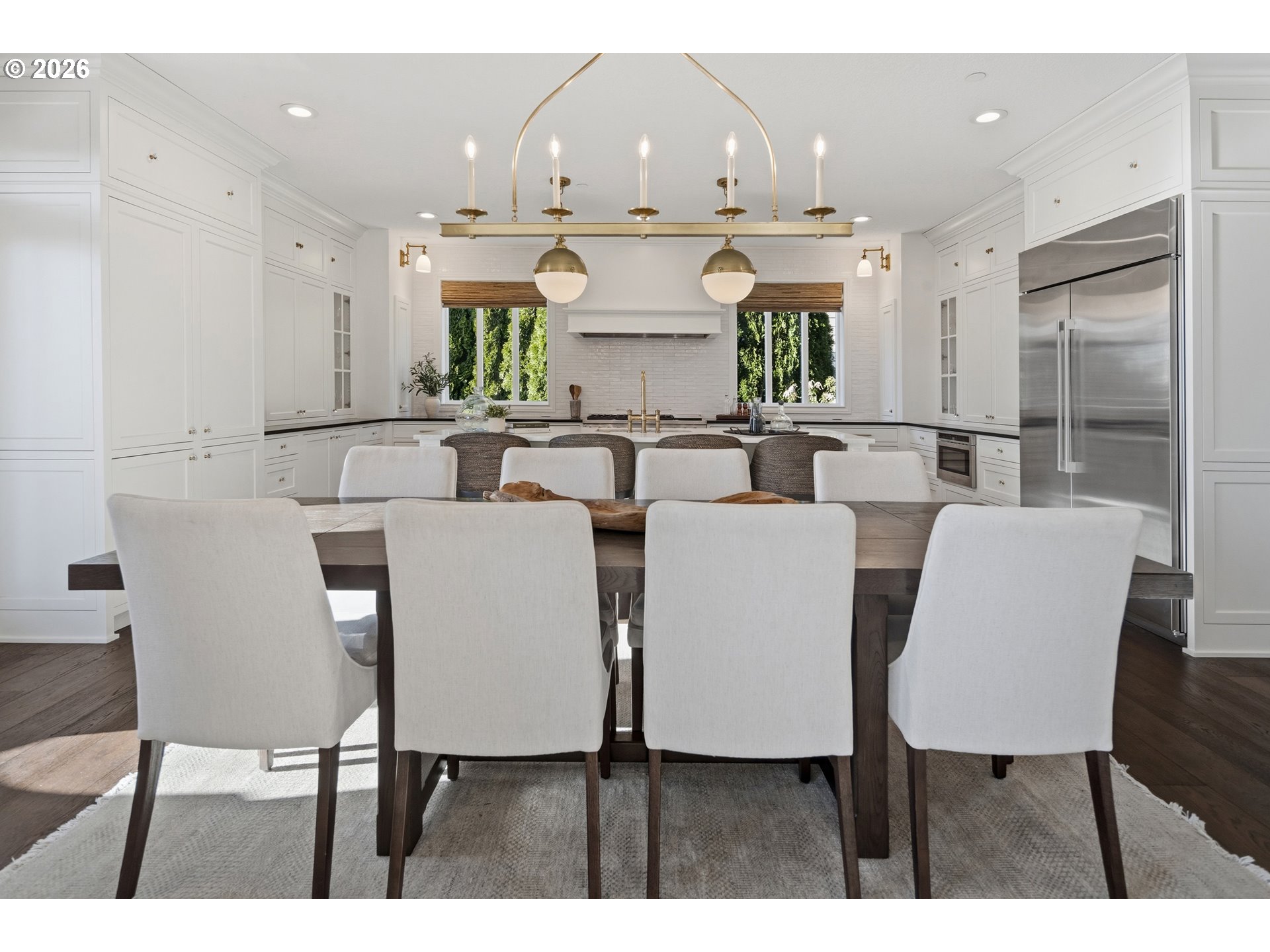2545 Northwest 12th Circle Camas, WA 98607 - Photo 5 of 46 a view of a dining room with furniture and wooden floor