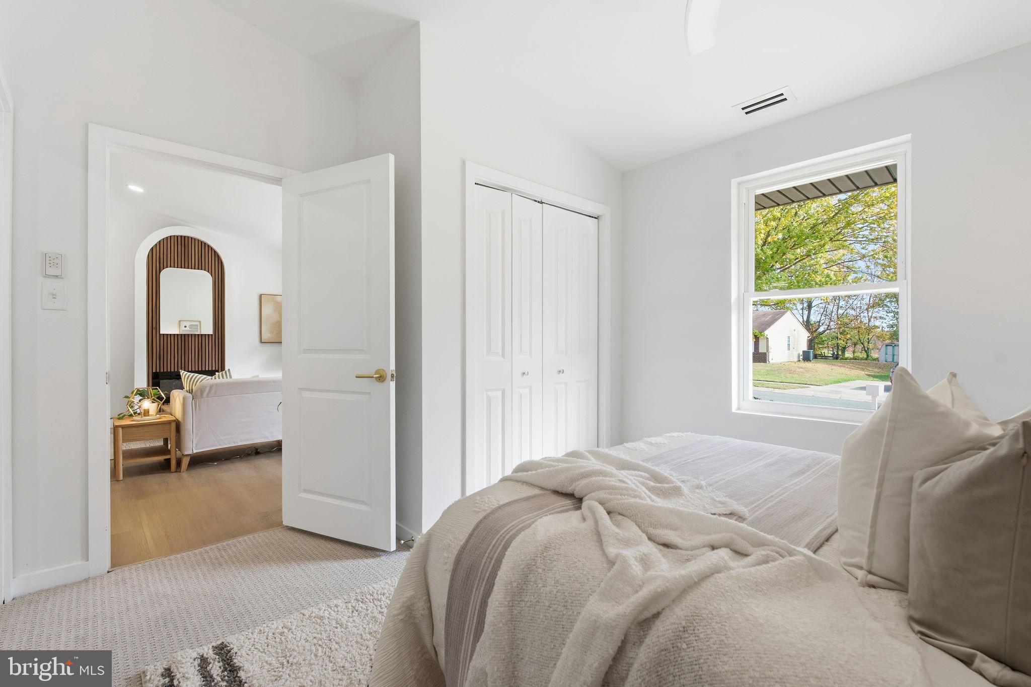 120 Haverhill Road Joppa, MD 21085 - Photo 20 of 33 a bedroom with a bed and a view of living room