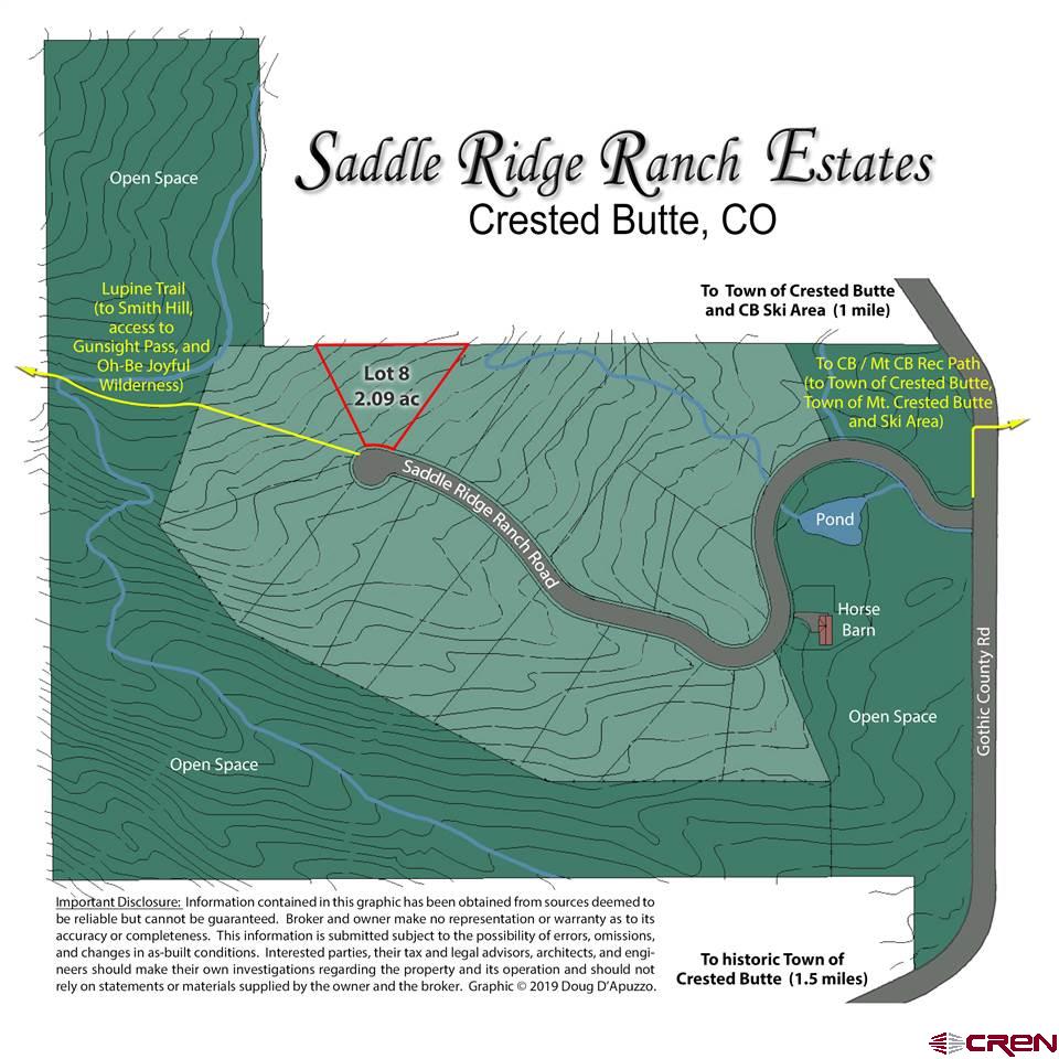 549 Saddle Ridge Ranch Road Crested Butte, CO 81224 - Photo 1 of 6 Saddle Ridge Ranch Estates - Lot 8.