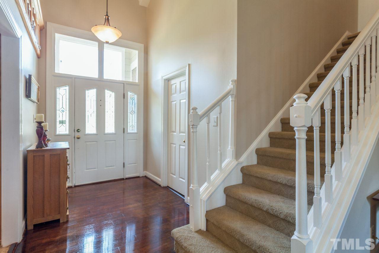 10001 Goodview Court Raleigh, NC 27613 - Photo 11 of 25 Beautiful open foyer with hardwood flooring