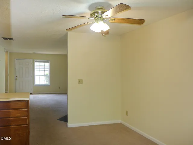 a view of a livingroom with a bathroom