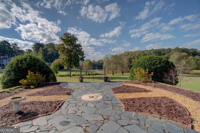 a view of a lake with mountains and mountain view