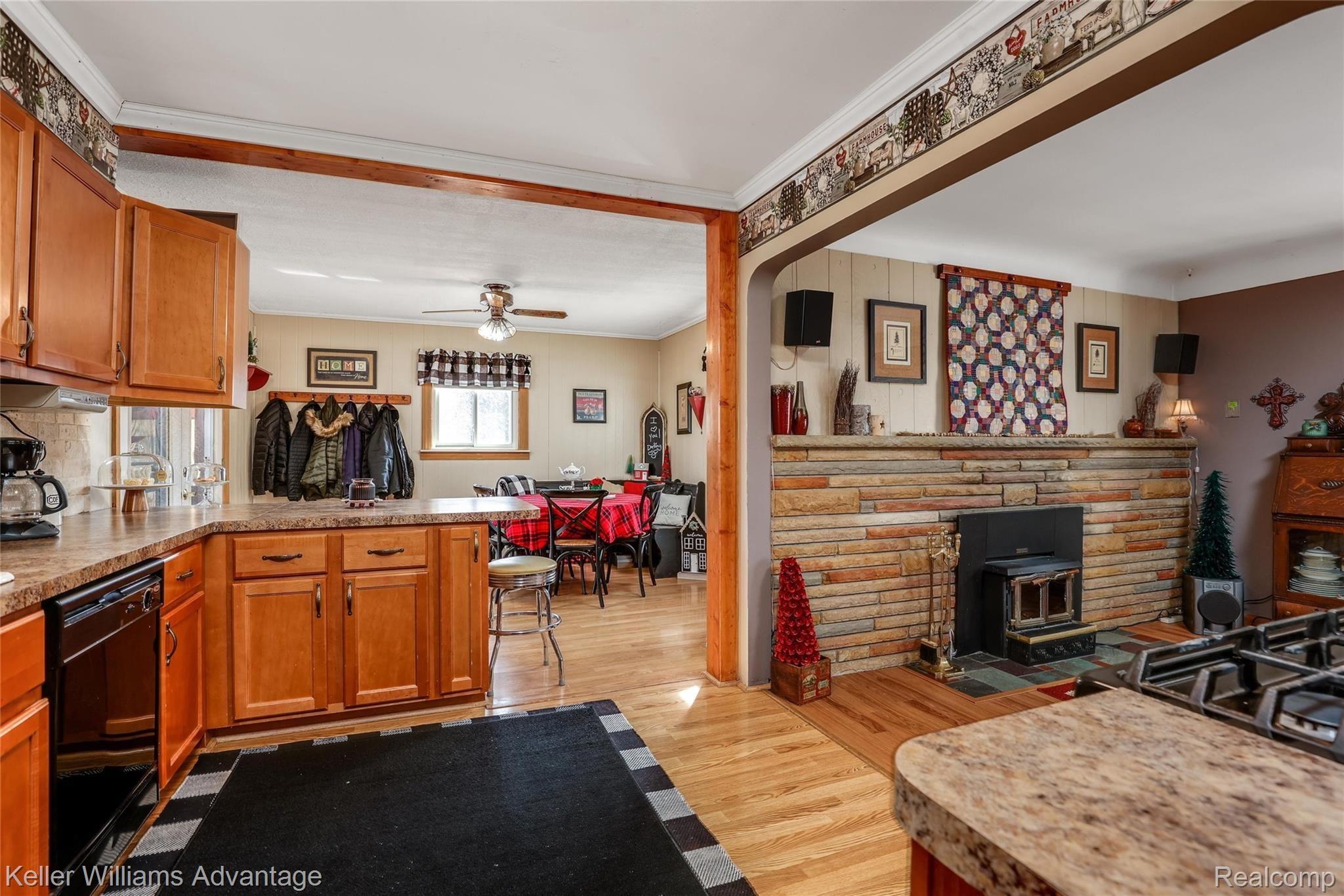 19731 Haggerty Road Belleville, MI 48111 - Photo 52 of 52 Open floor plan from living room to kitchen