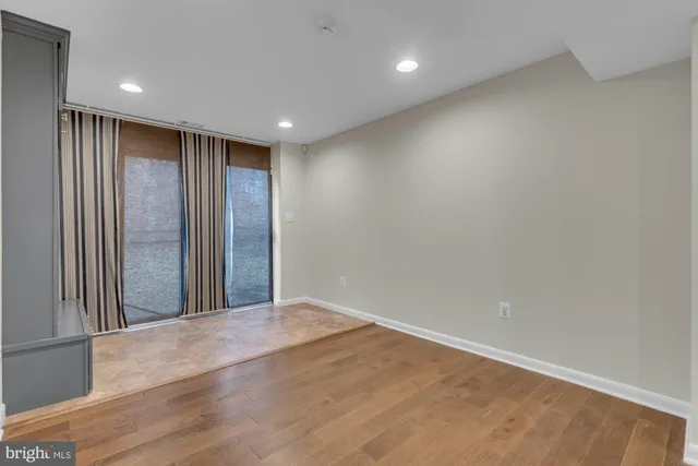 a view of an empty room