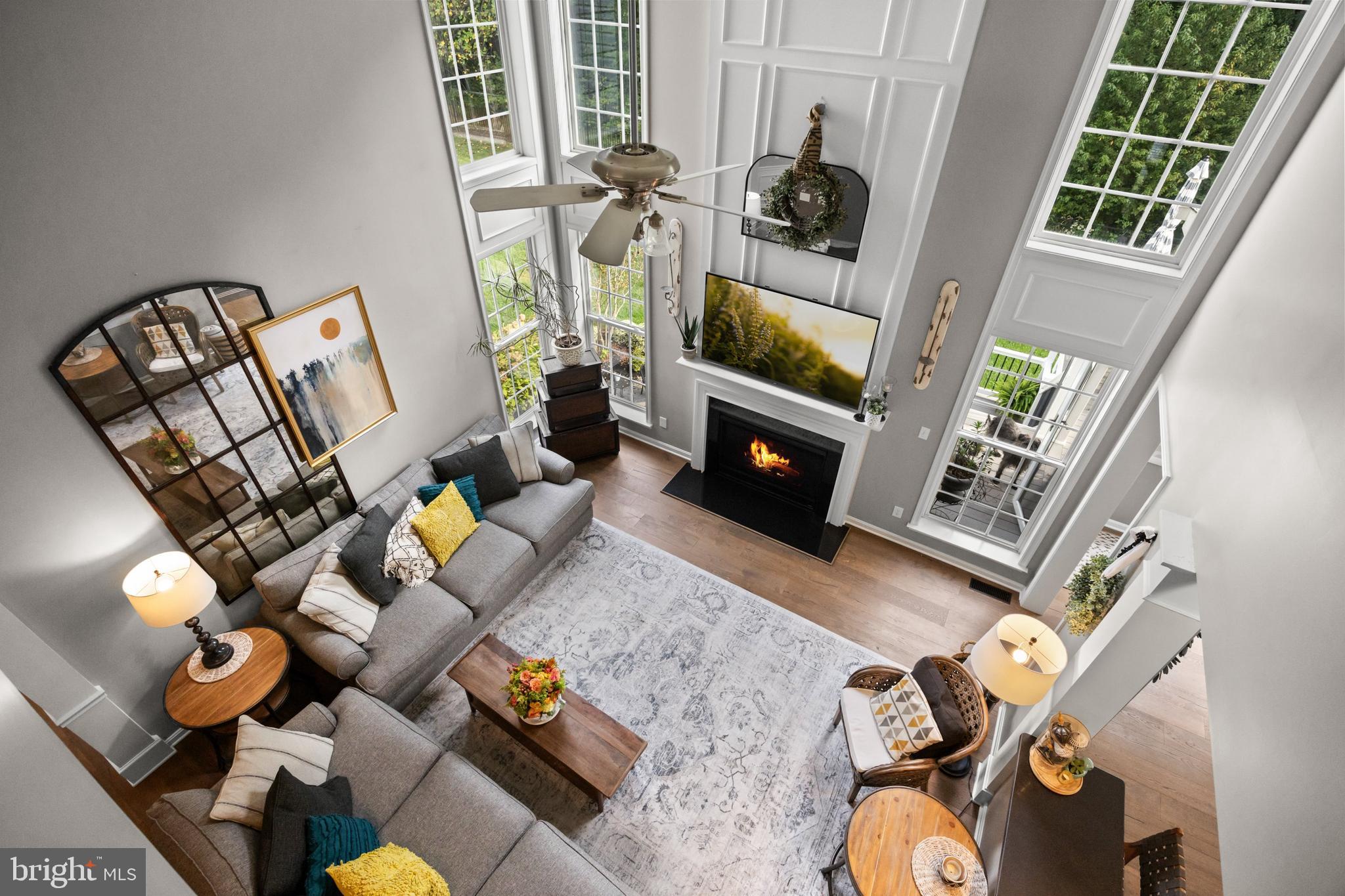 206 Sullivan Drive Mickleton, NJ 08056 - Photo 12 of 59 a living room with furniture and a fireplace