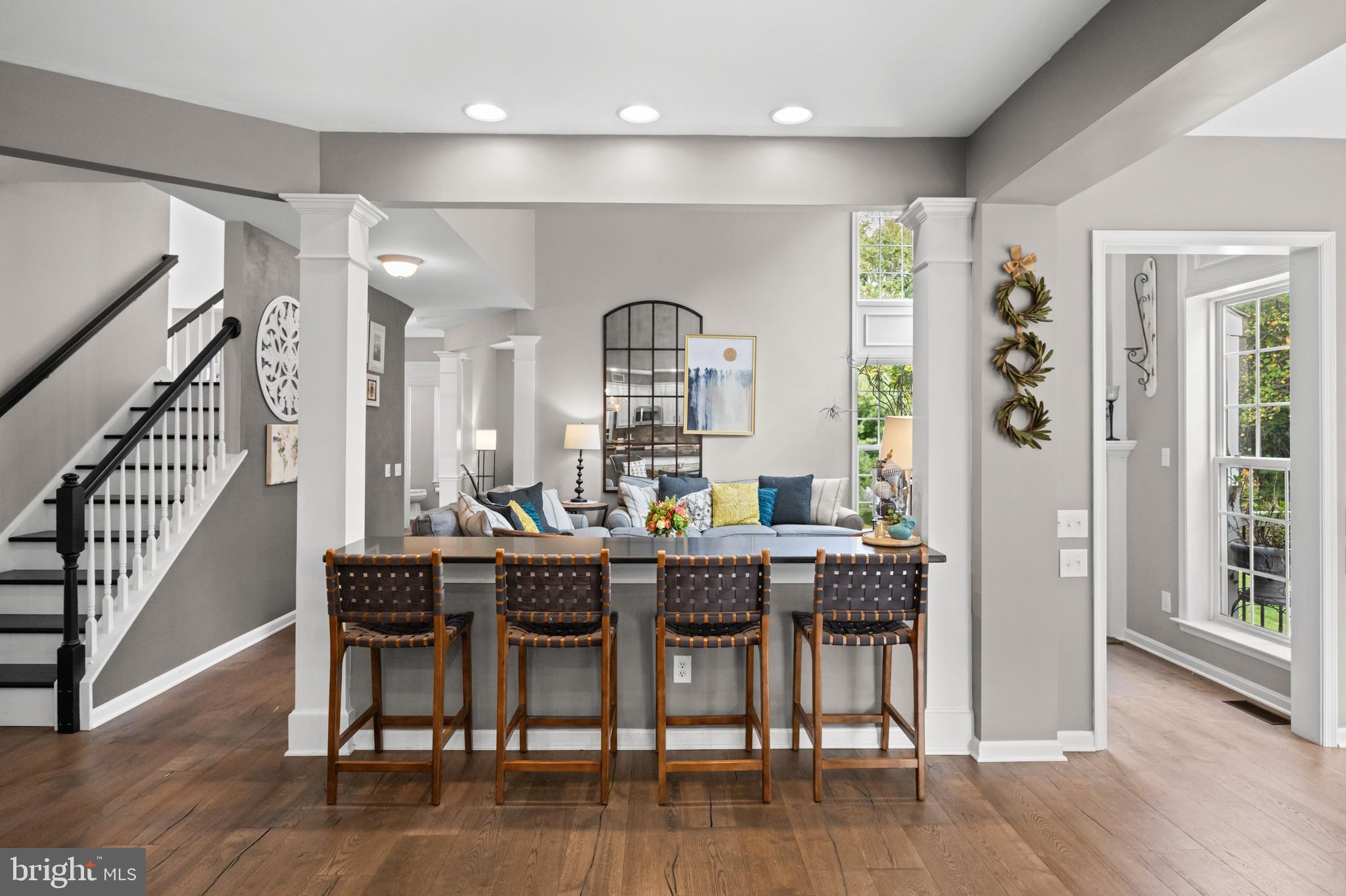 206 Sullivan Drive Mickleton, NJ 08056 - Photo 19 of 59 a view of a dining room with furniture window and wooden floor