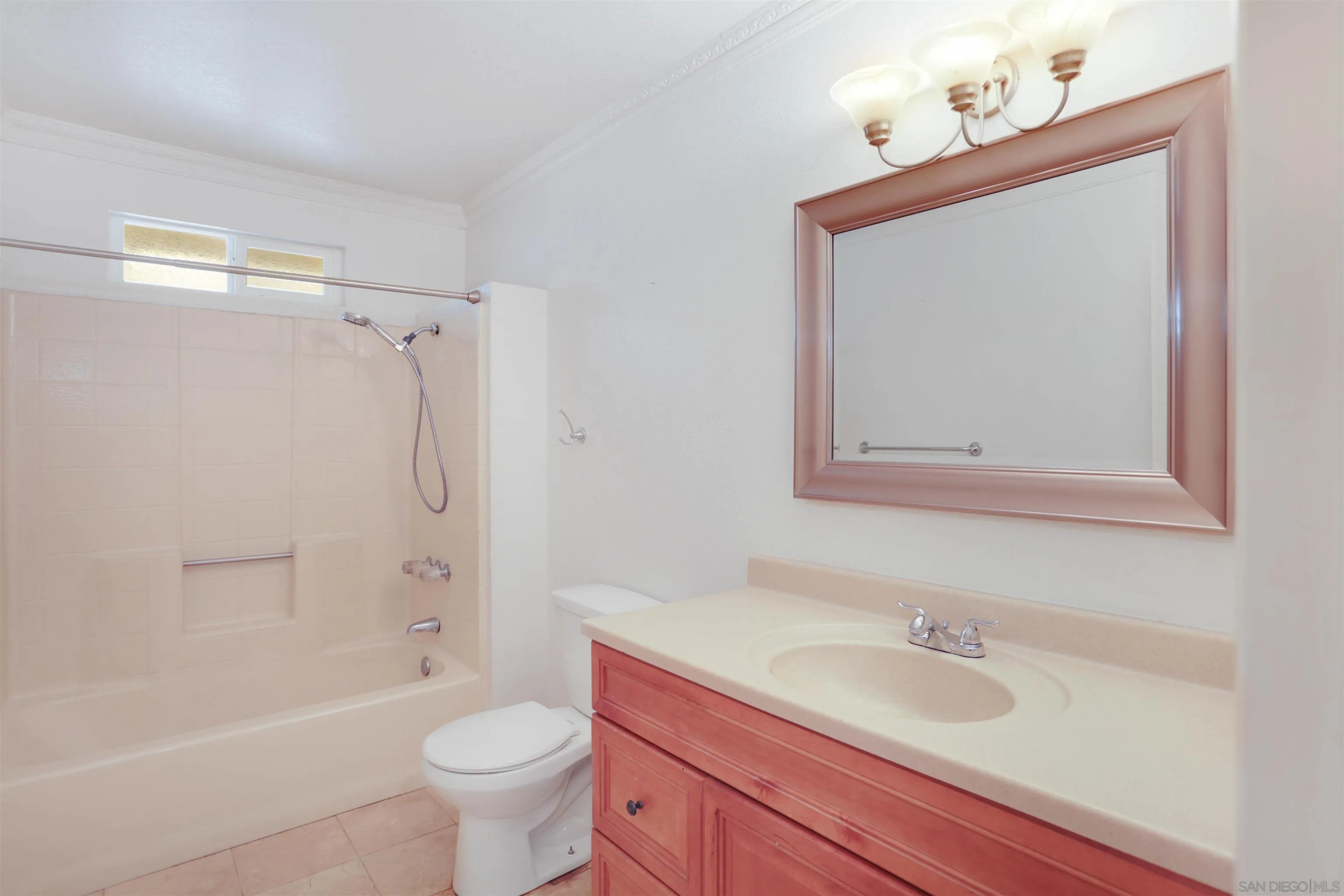 23641 Springwood Drive Ramona, CA 92065 - Photo 20 of 34 a bathroom with a sink a toilet and a mirror