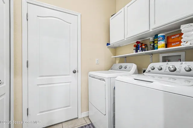 a room with storage and utility