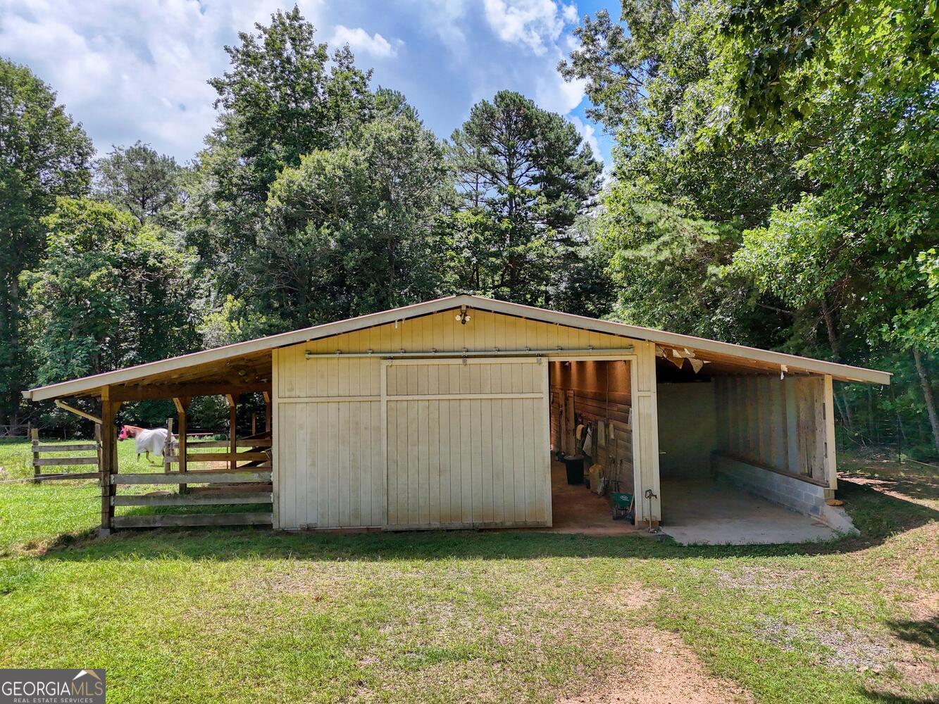 3291 Moccasin Creek Road Murphy, NC 28906 - Photo 65 of 78 a view of backyard with large trees and wooden fence