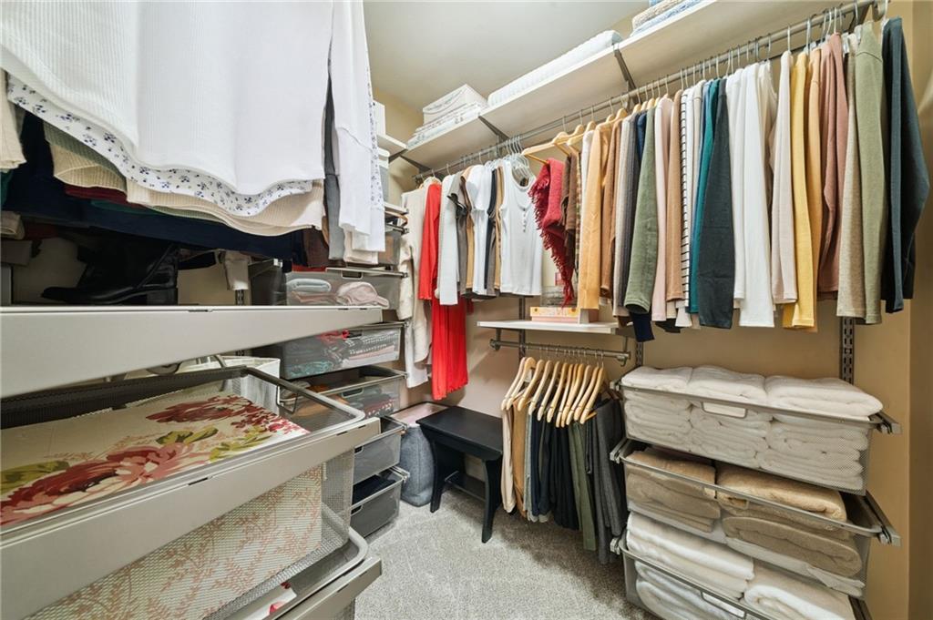 404 Beech Street Gibsonia, PA 15044 - Photo 22 of 32 a view of walk in closet with clothes and shoes