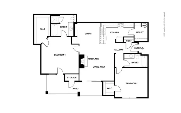 a picture of a very nice looking living room