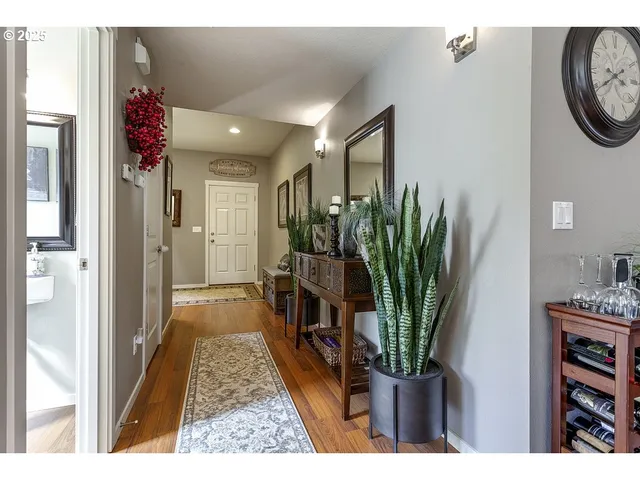 a view of entryway and hall