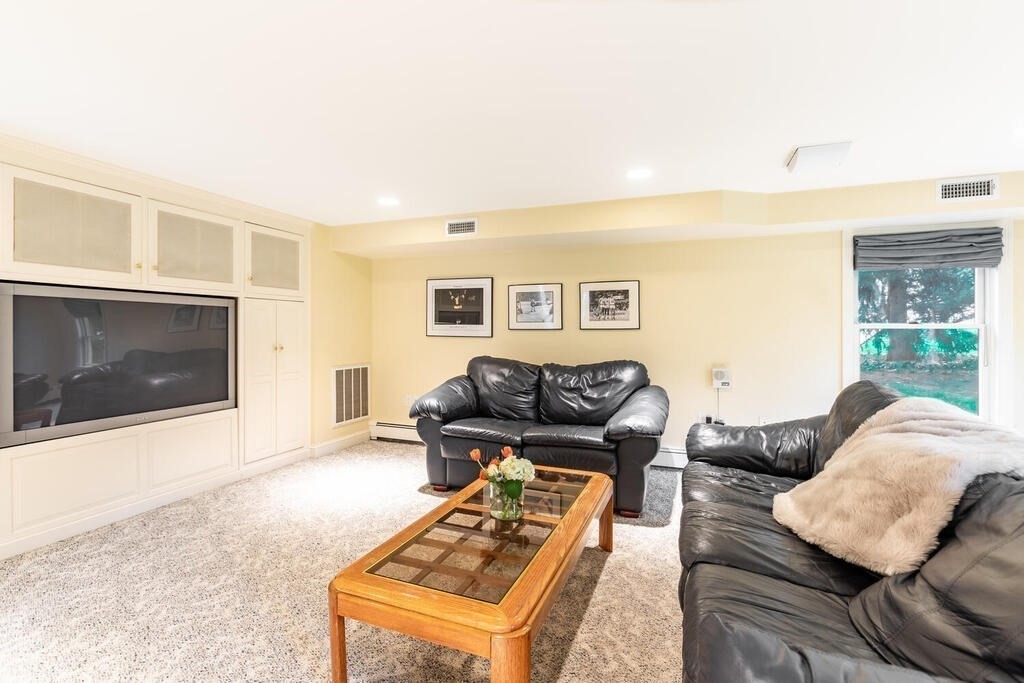 11 Augustus Road Lexington, MA 02421 - Photo 21 of 31 a living room with furniture and a fireplace