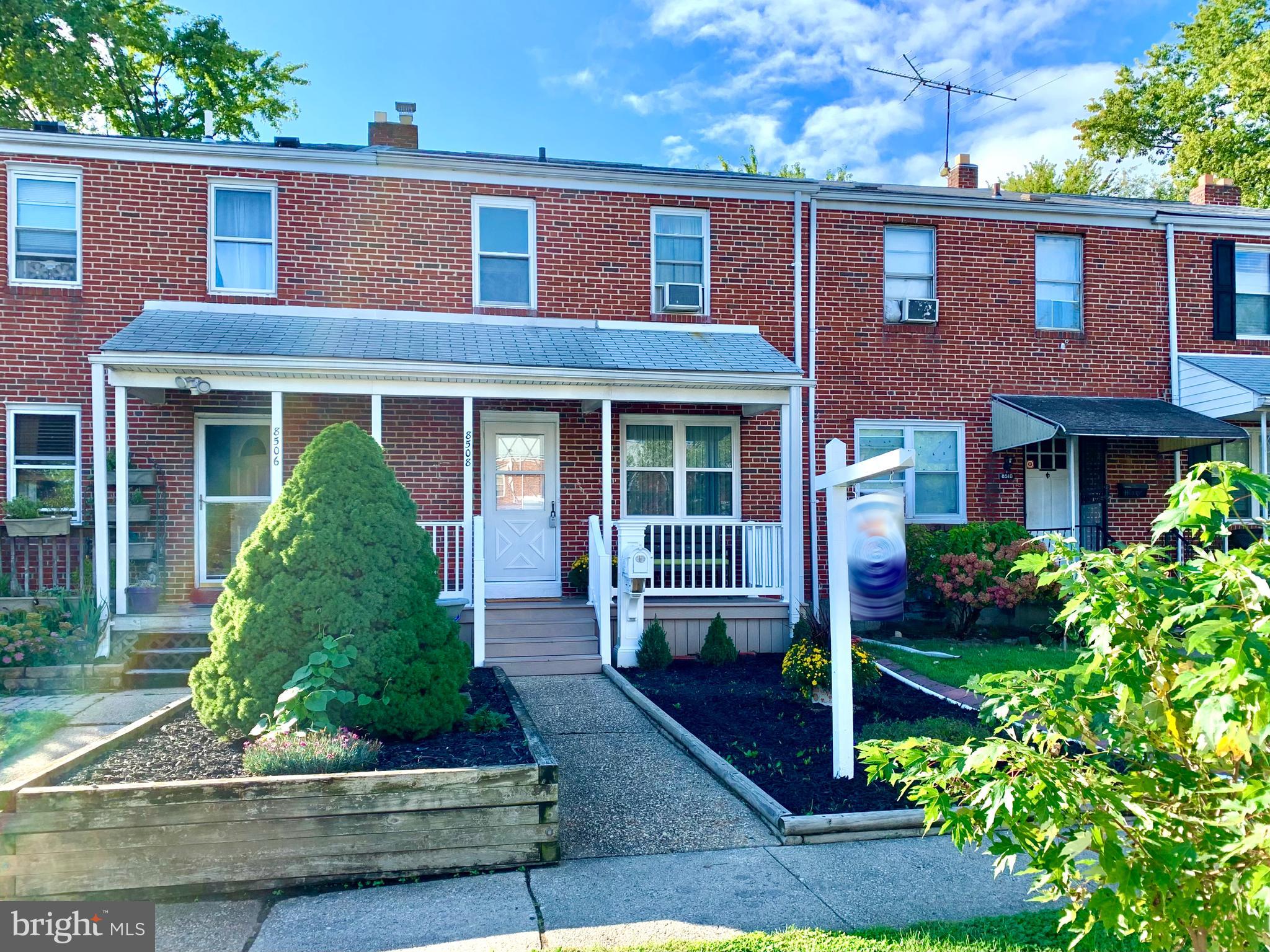 8508 Willow Oak Road Baltimore, MD 21234 - Photo 2 of 29 Front garden, covered porch